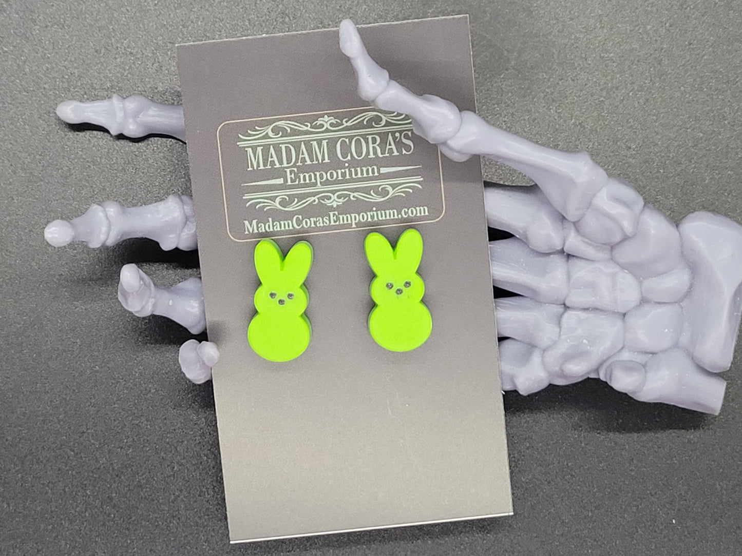 Peep Bunny Post Earrings