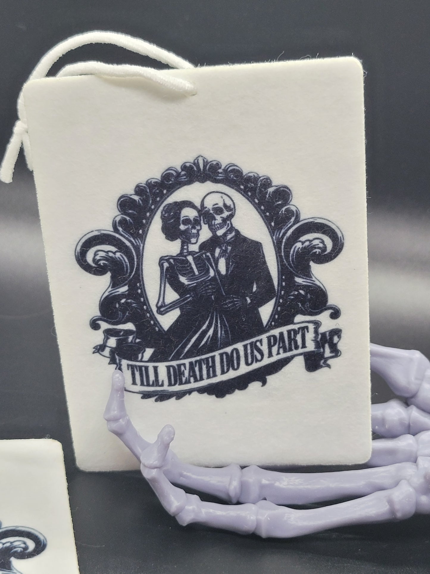 Till Death Felt Air Freshener Valloween