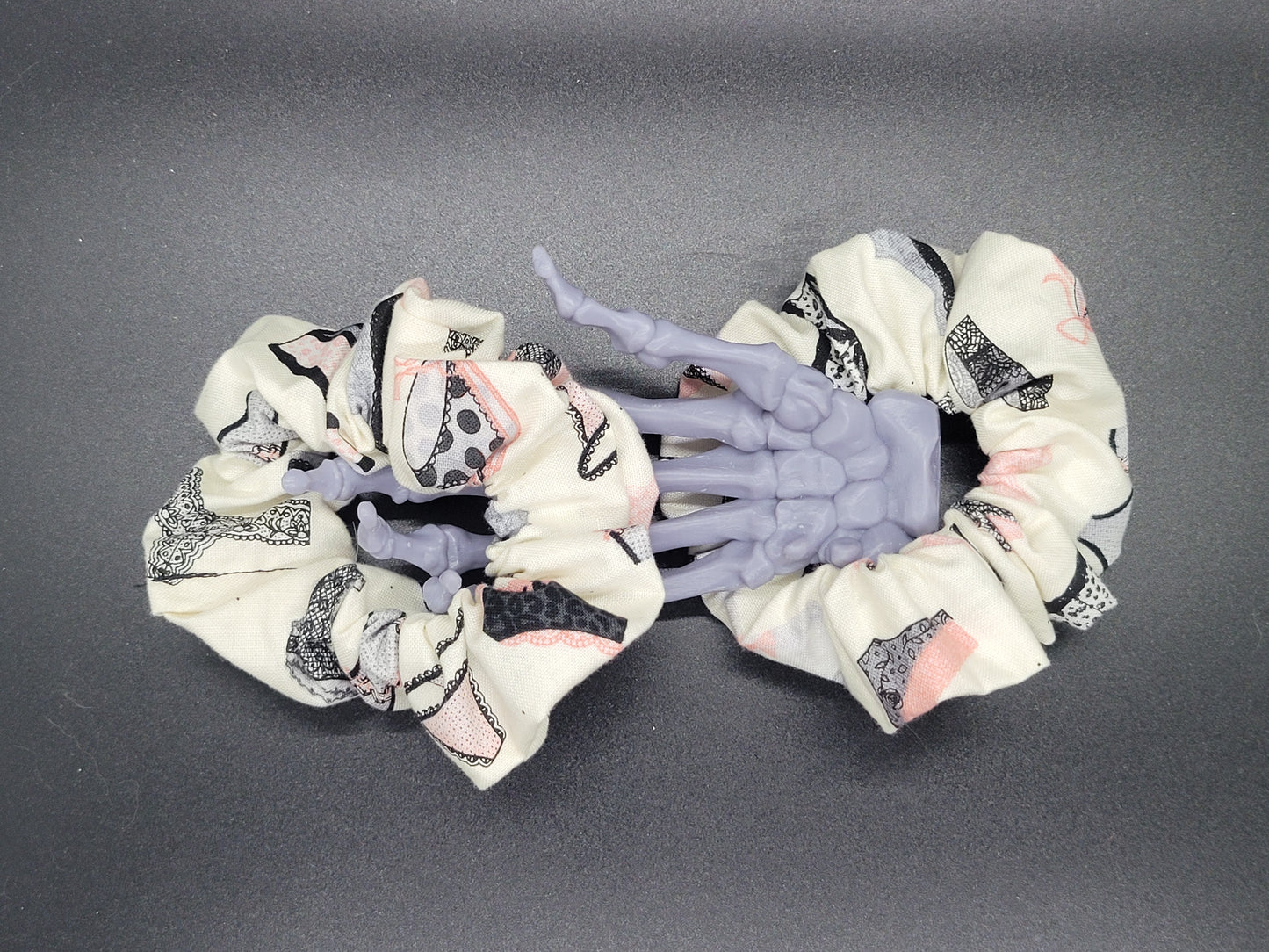 Paris Underthings Cotton and Elastic Hair Tie Scrunchie