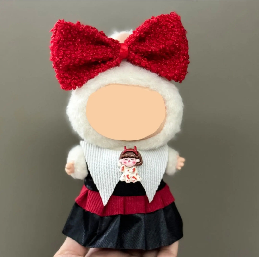 6.5cm Cute Creepy Doll Clothes Halloween Dress Up