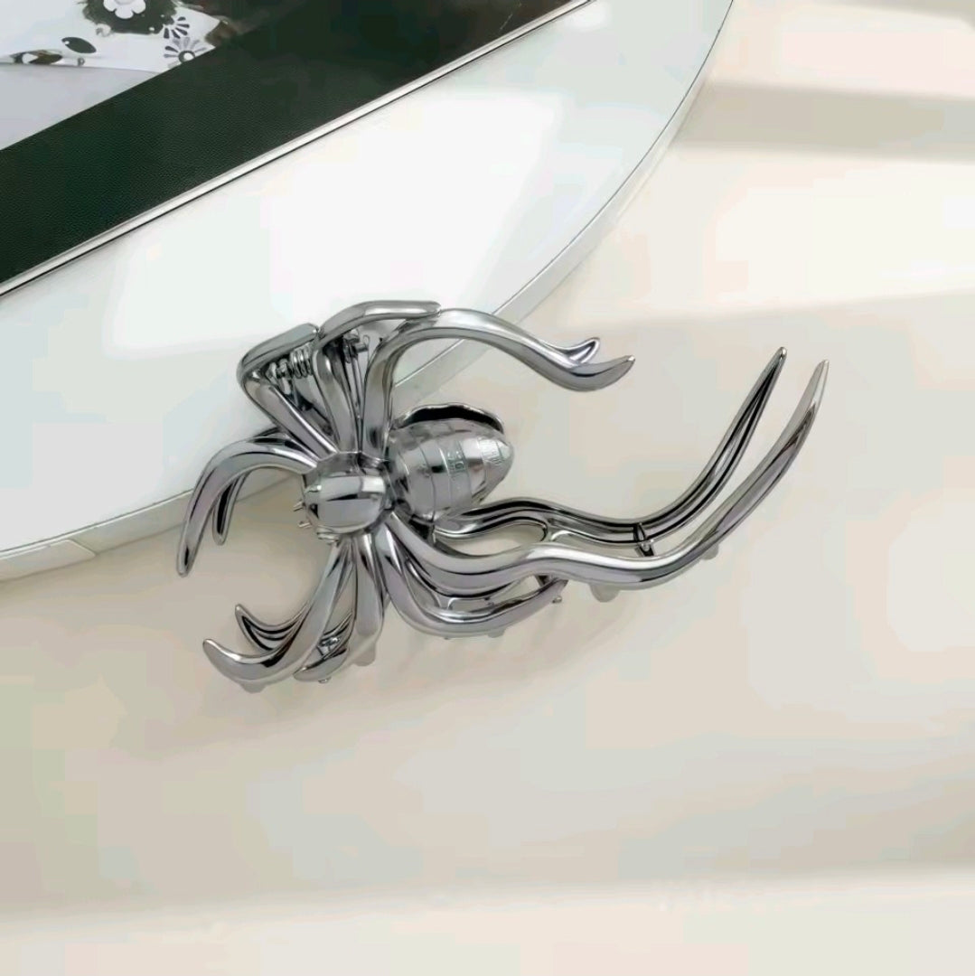 Metal Claw Hair Clip Spider