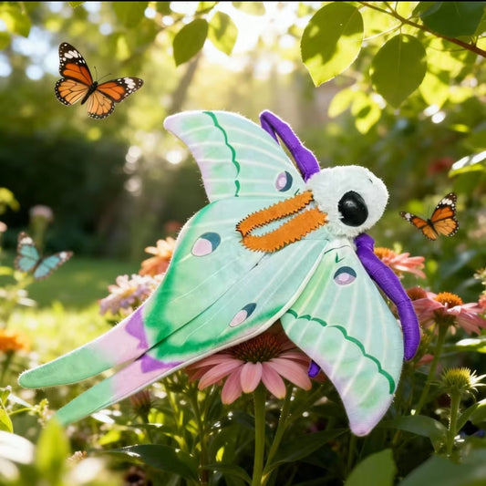 Plush Stuffed Luna Moth Halloween Cute Animal