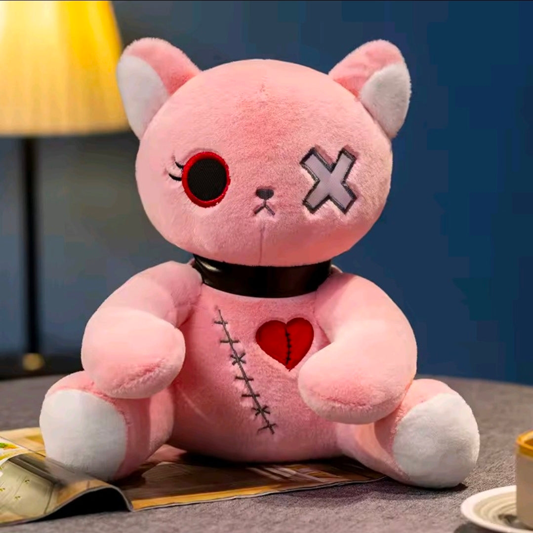 Plush Stuffed Evil Cat Halloween Cute Animal
