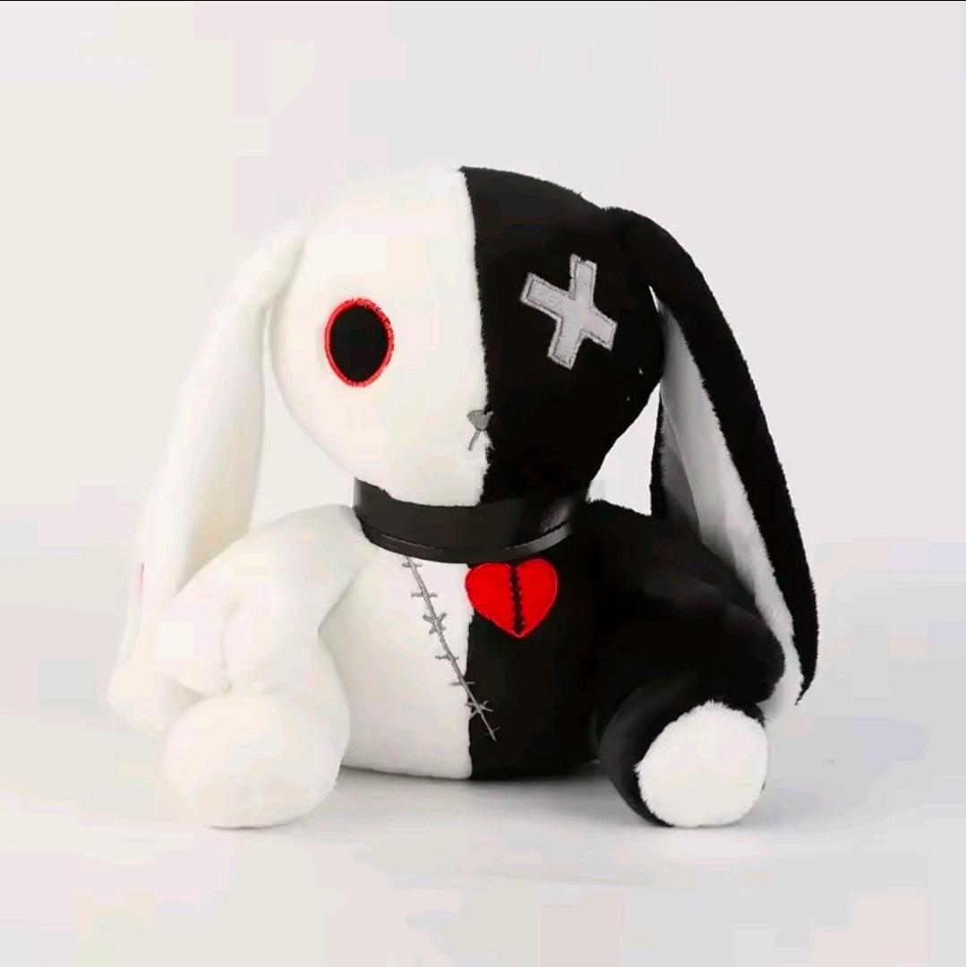 Plush Stuffed Evil Bunny Halloween Cute Animal