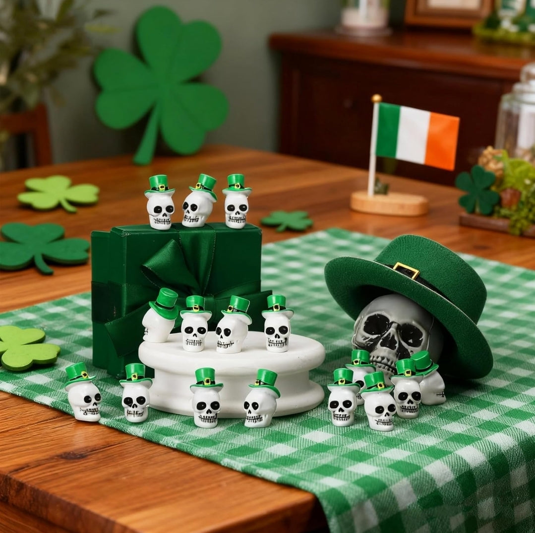 St. Patrick's Day Skull Miniature Dead Zen Adds On