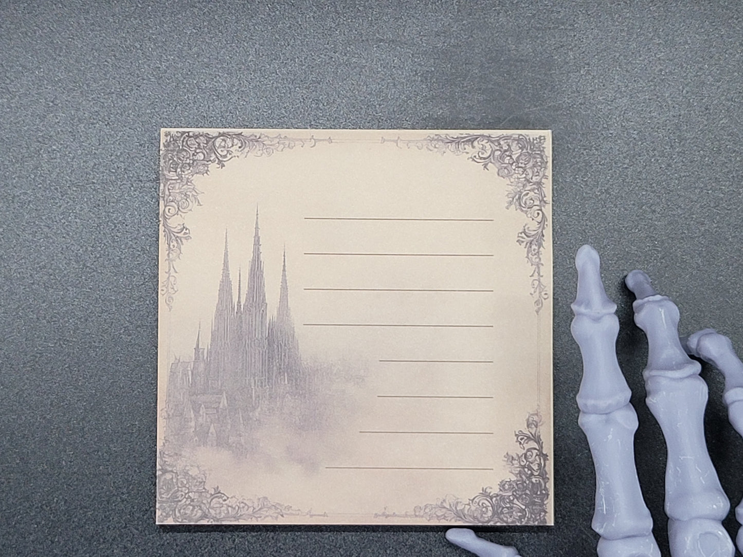 Gothic Romance Sticky Notepad 3x3 50pages
