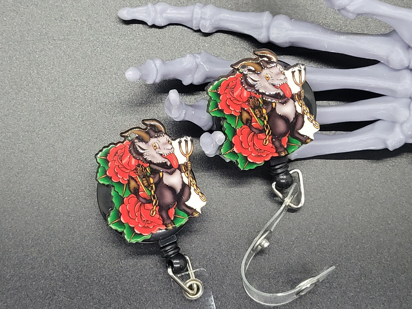 Krampus Collection Badge Reel ID Holders