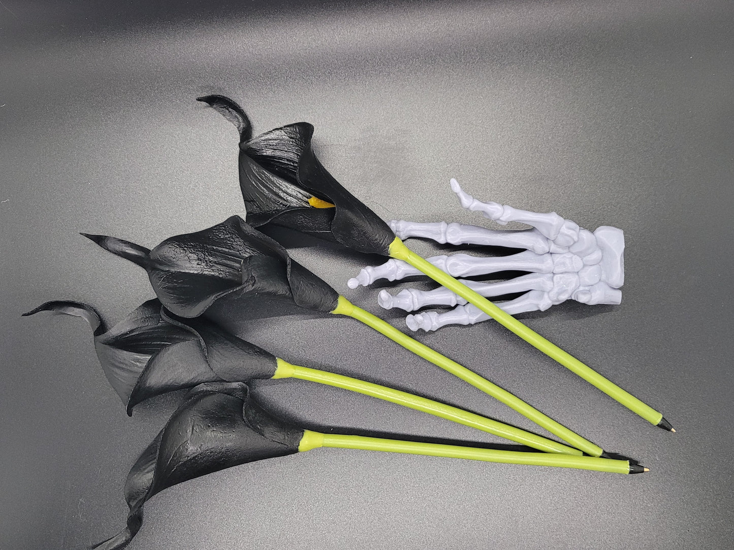 Black Calla Lily Pen Black Ink Writing Wedding