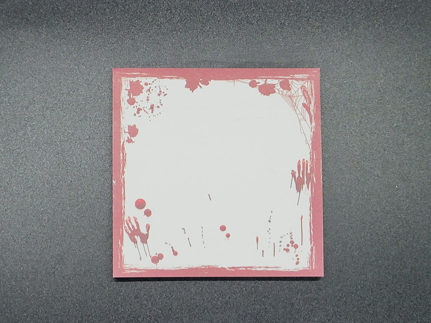 Halloween Spooky Blood Splatter Sticky Notepad