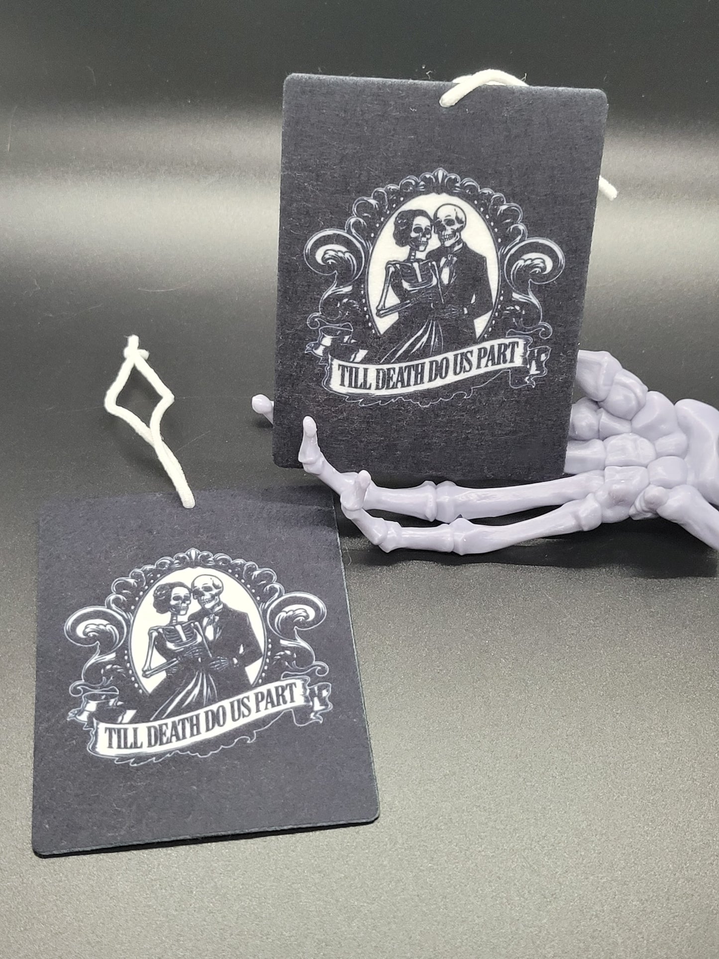 Till Death Felt Air Freshener Valloween