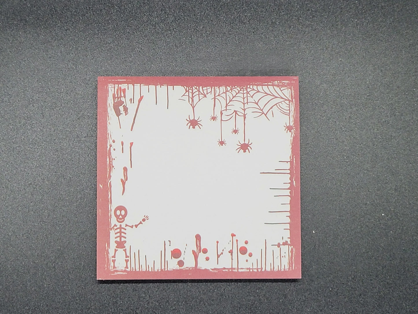 Halloween Spooky Blood Splatter Sticky Notepad