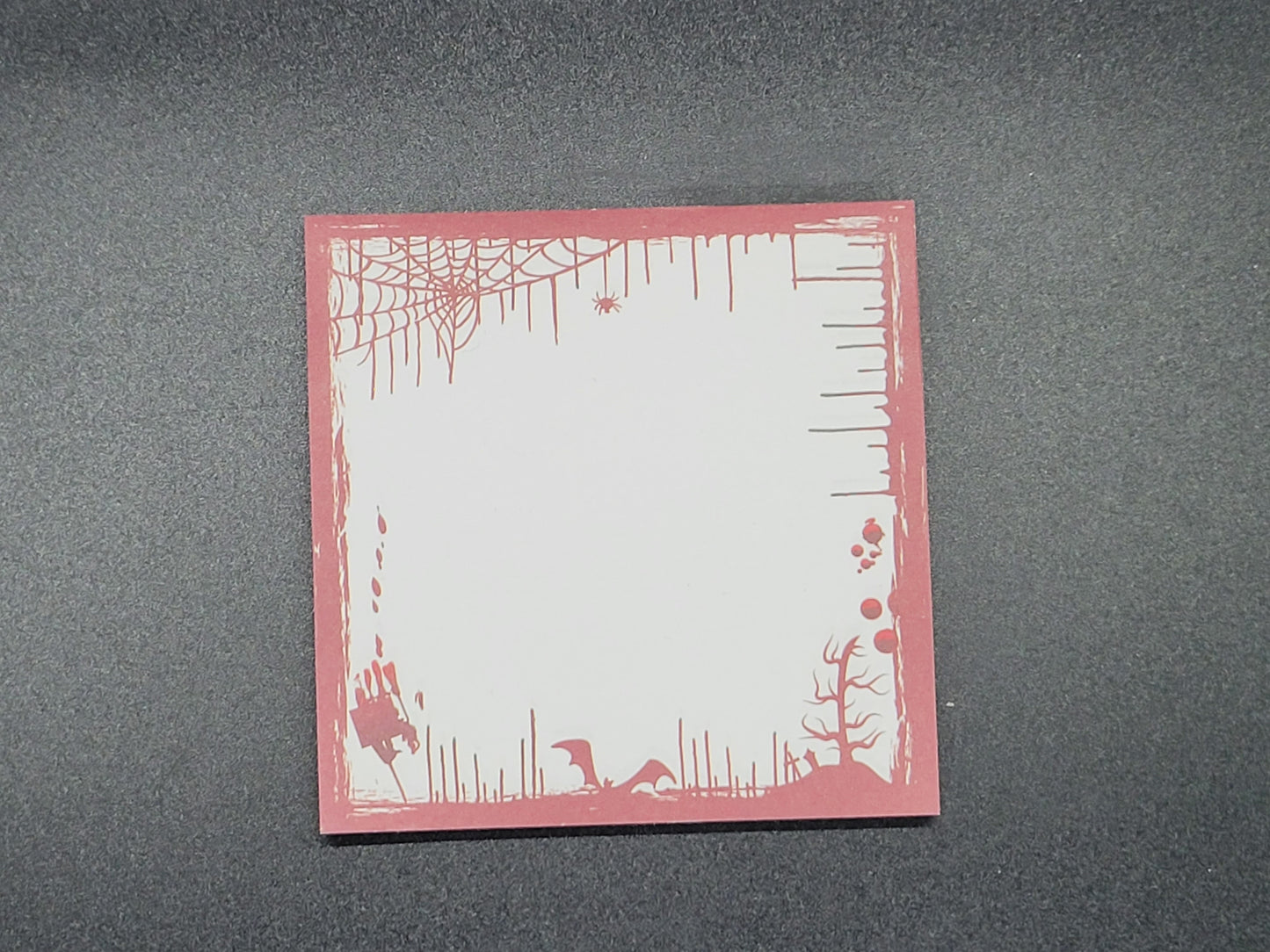 Halloween Spooky Blood Splatter Sticky Notepad