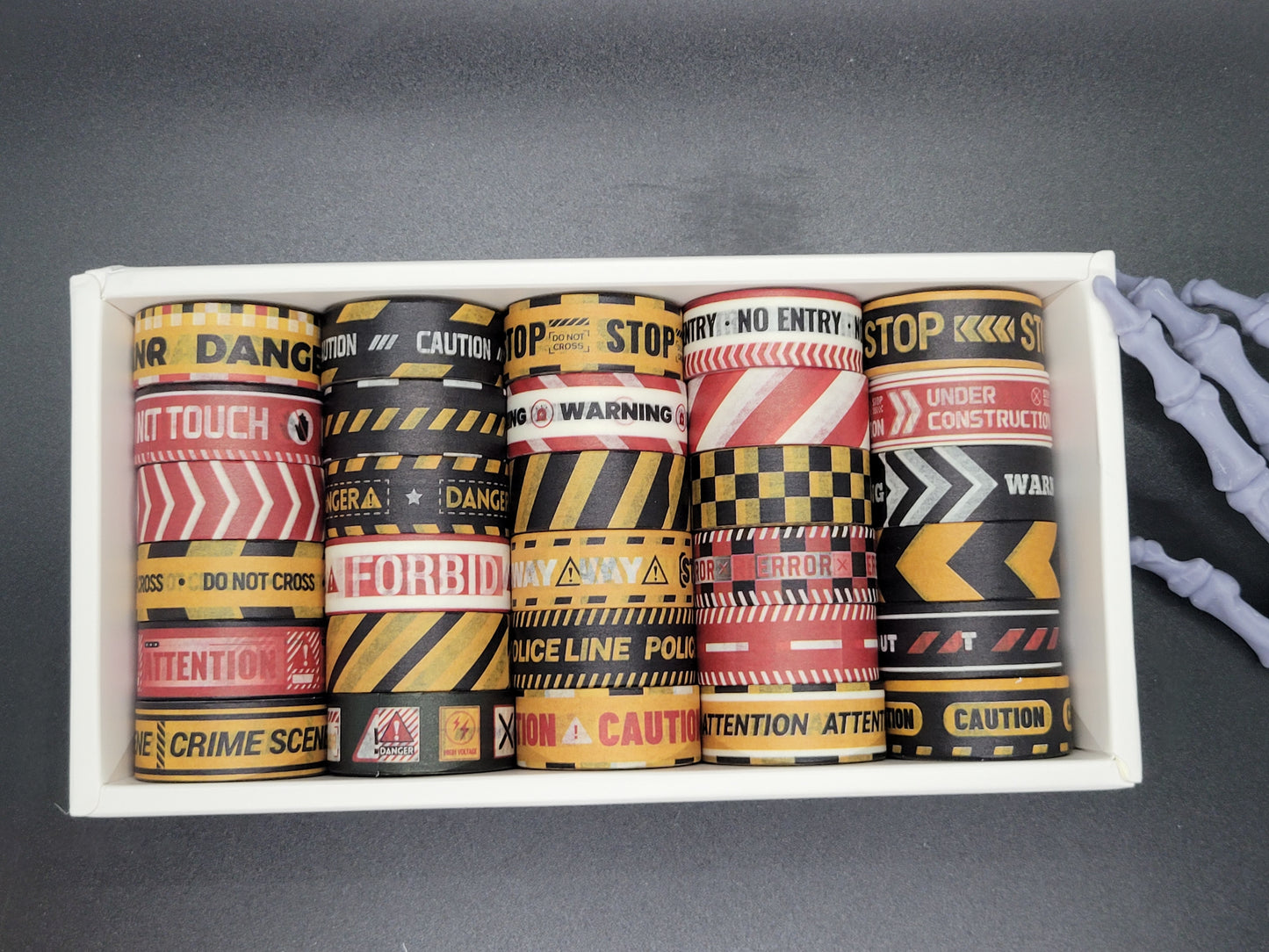 Random Warning Label Washi Tape Roll