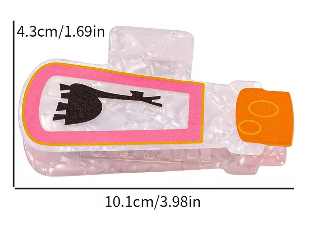 Poison for Kuzco Acrylic Hair Claw Clip