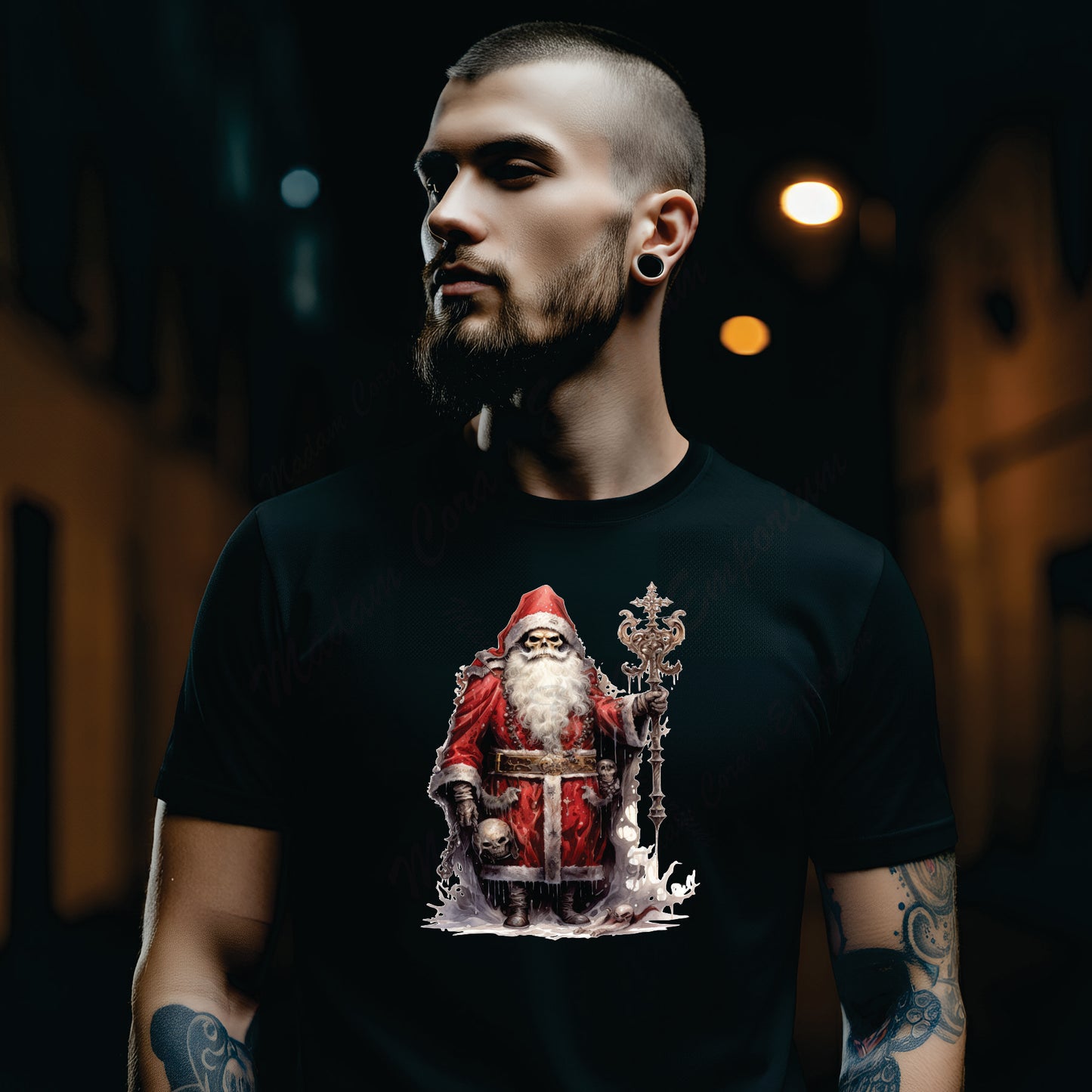 St. Nik Skull Face Apparel